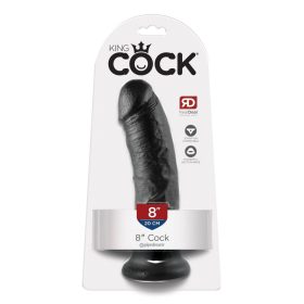 8" Cock Black