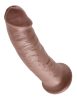 9" Cock Brown