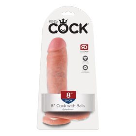 8" Cock with Balls Light