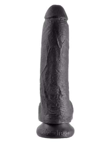 9" Cock with Balls Black