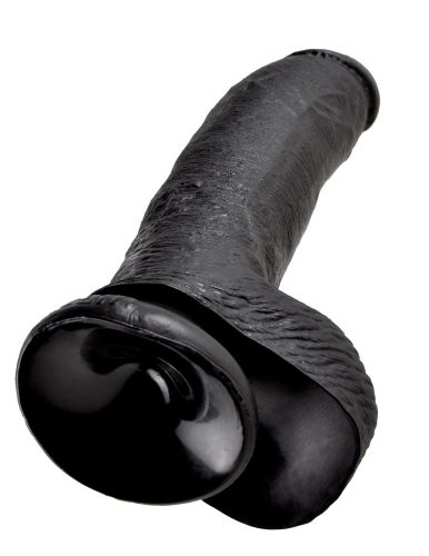 9" Cock with Balls Black