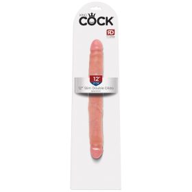 12" Slim Double Dildo Light