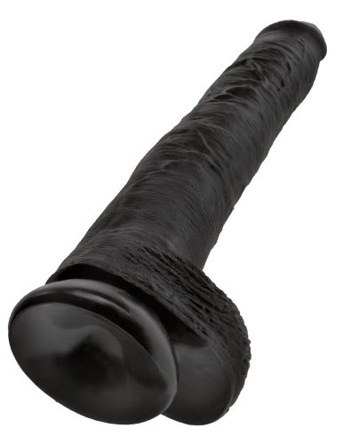 14" Cock with Balls Black