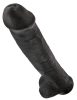 15" Cock with Balls Black