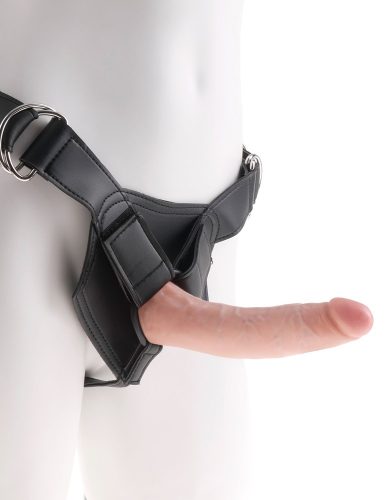 Strap on Harness with 7" Cock Light