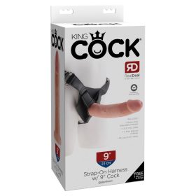Strap on Harness with 9" Cock Light