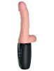 6.5" Thrusting Cock with Balls - Triple Threat Light