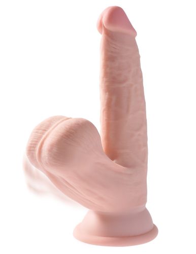 7" Triple Density Cock With Swinging Balls Light