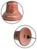 6" Dual Density Vibrating Silicone Cock Tan