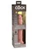 9" Dual Density Vibrating Silicone Cock with Remote Light