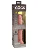 9" Dual Density Vibrating Silicone Cock with Remote Light