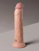 9" Dual Density Vibrating Silicone Cock with Remote Light