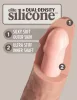 9" Dual Density Vibrating Silicone Cock with Remote Light