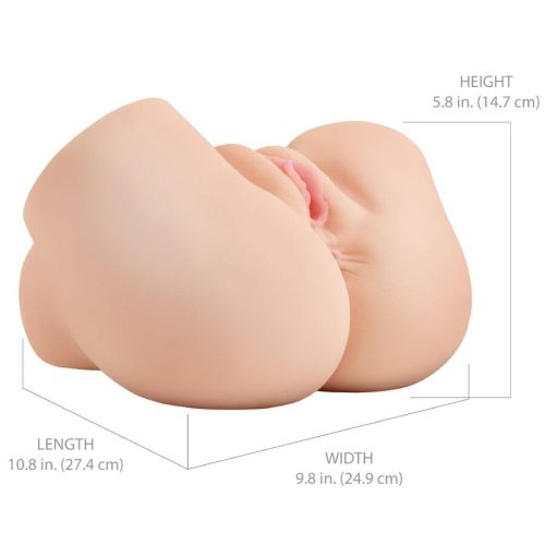 PDX ELITE – HÁTRA, REÁLIS REZGŐ HÜVELY ÉS VÉGBÉLNYÍLÁS MASZTURBÁTOR