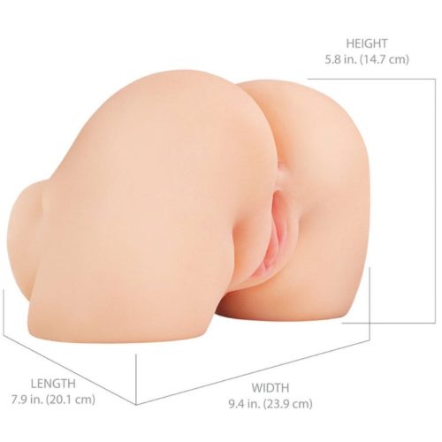 PDX ELITE – SHAKETHAT ASS REALISTA VAGINA ÉS ANUS MASZTURBÁTOR REZGÉSSEL