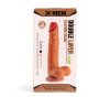 XMEN 7.6 inch Double Layer Silicon Dildo Brown_B0O50_1