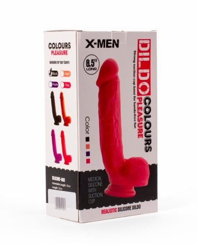 X-MEN 8.5" Dildo Colours Pleasure Flesh 3_B15O50_1